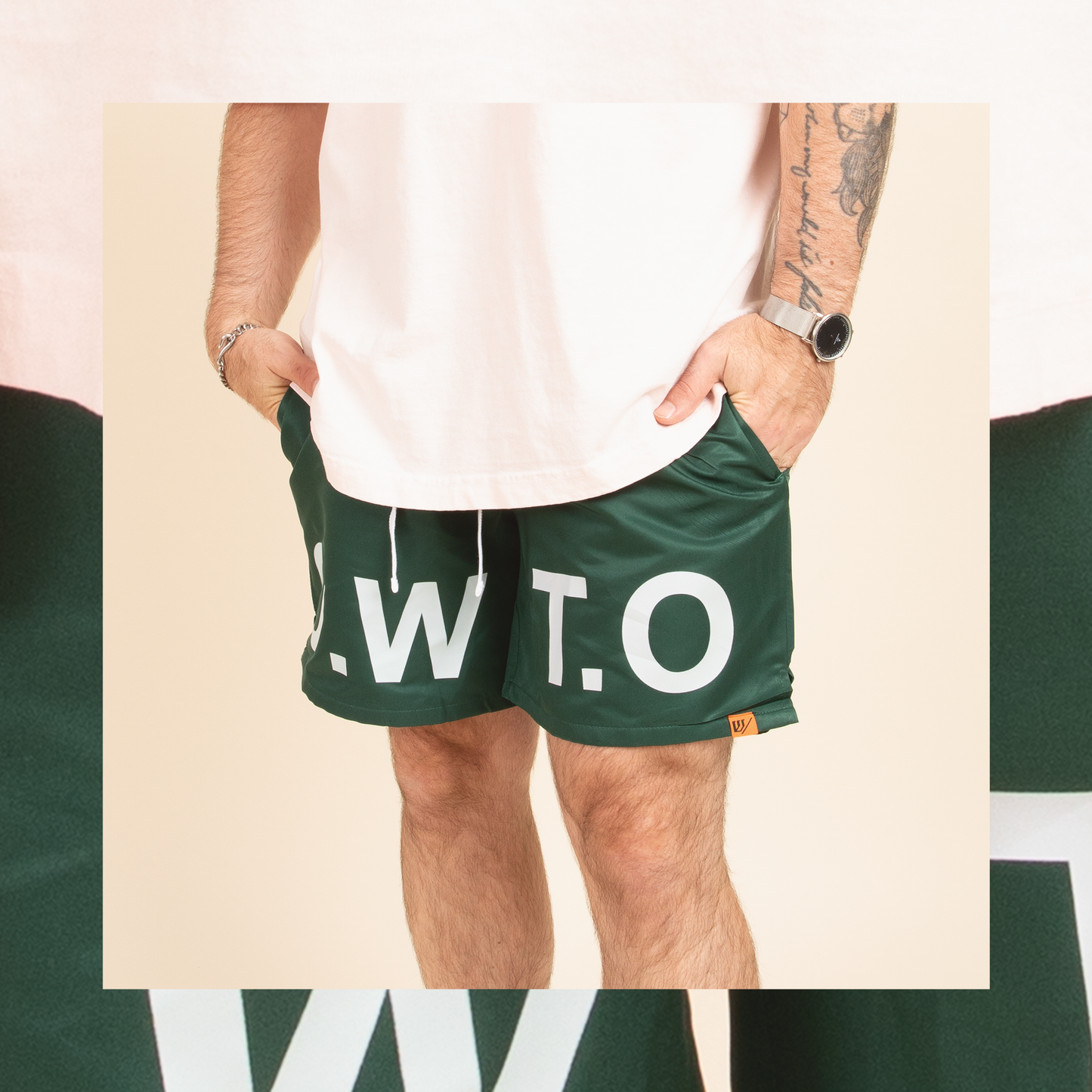 OWTO Sports Shorts - Dark Green