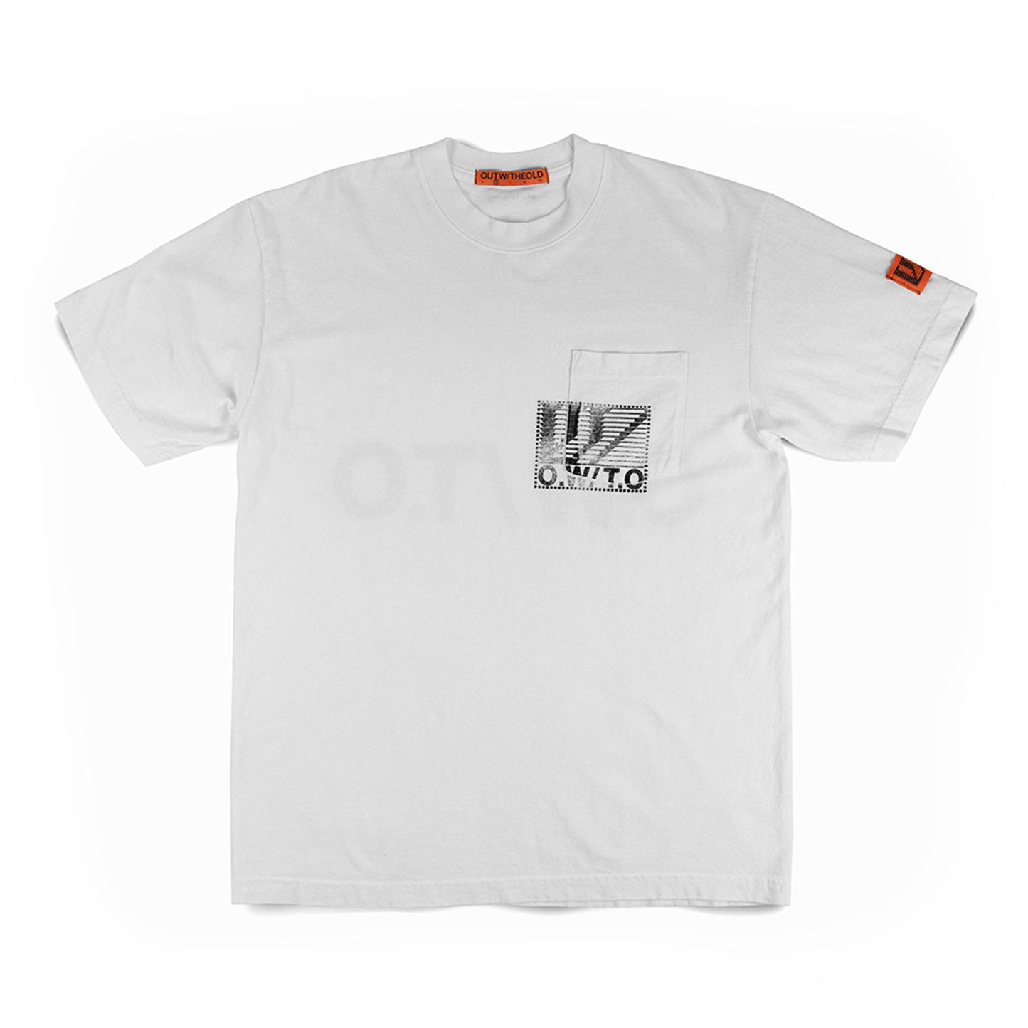 OG Hand Stamped Pocket Tee - White