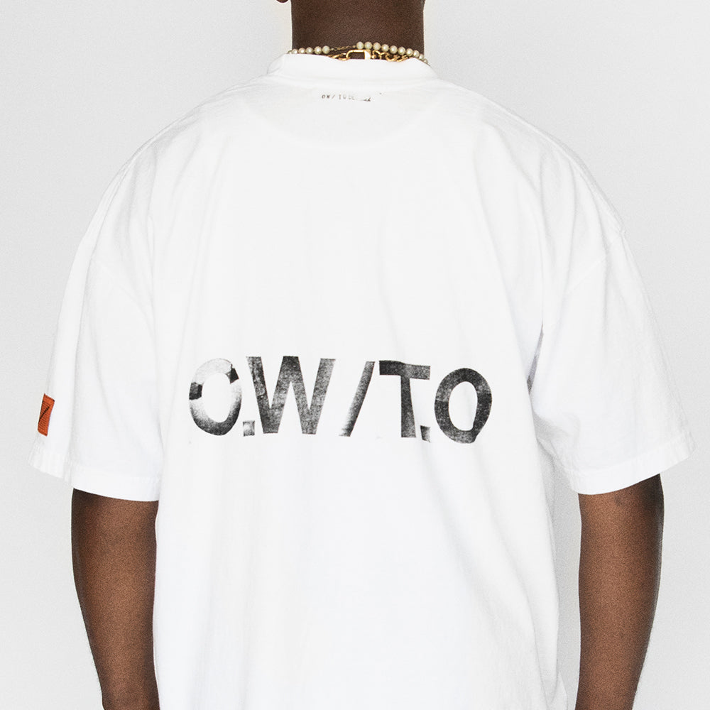 OG Hand Stamped Pocket Tee - White
