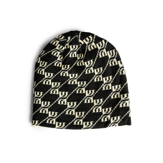 W Slash All Over Skully - Black / Cream