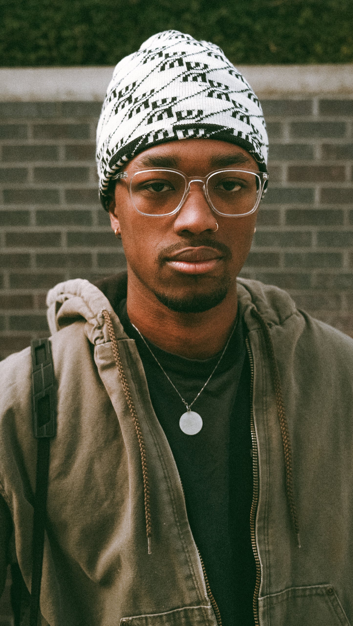 W Slash All Over Skully - Black / Cream