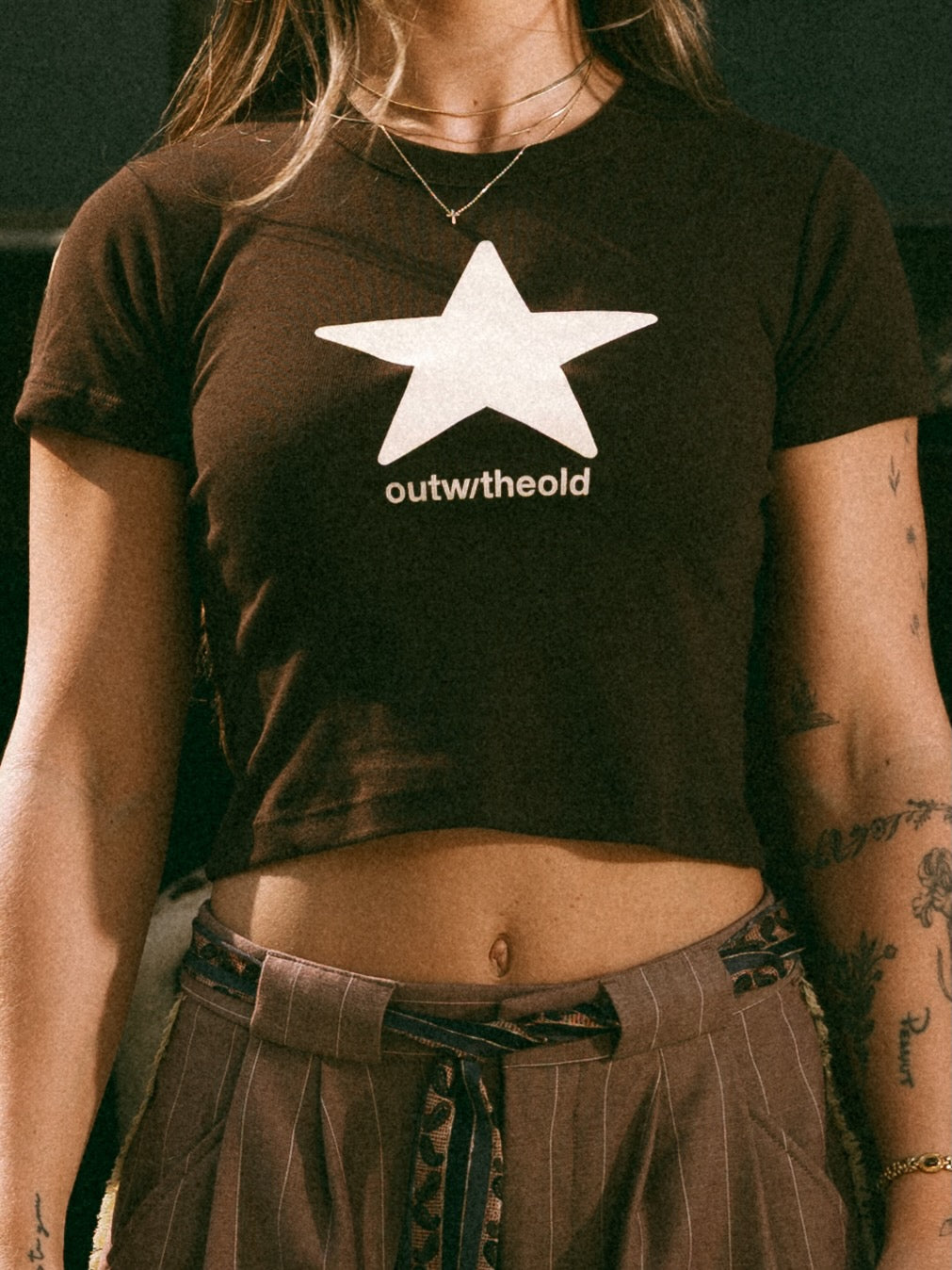 Lowercase Star Baby Tee