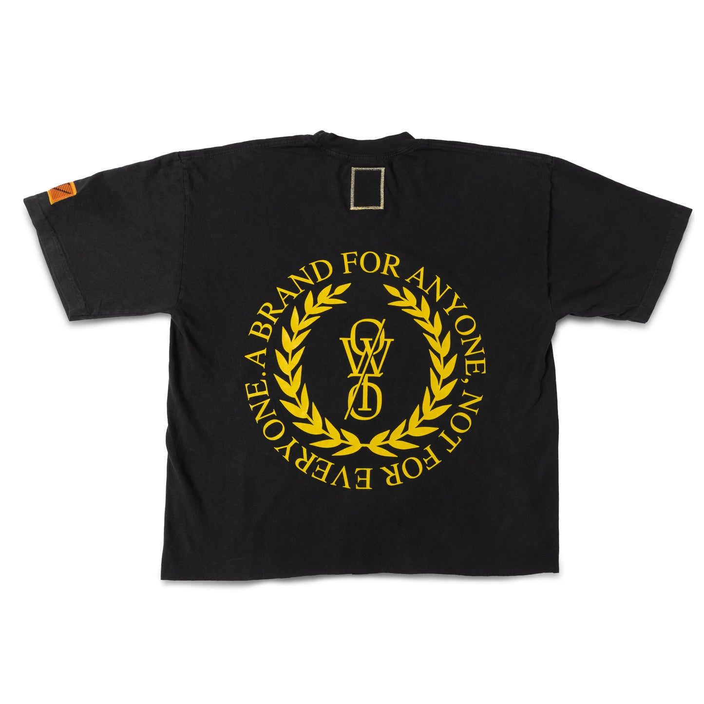 Crest Cropped Tee - Black