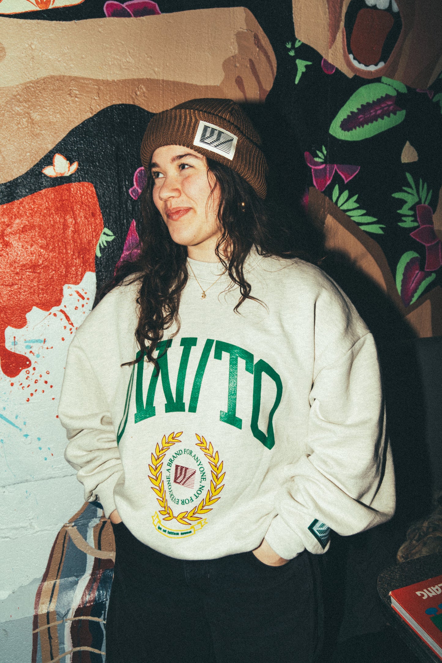 University Crewneck - Oatmeal