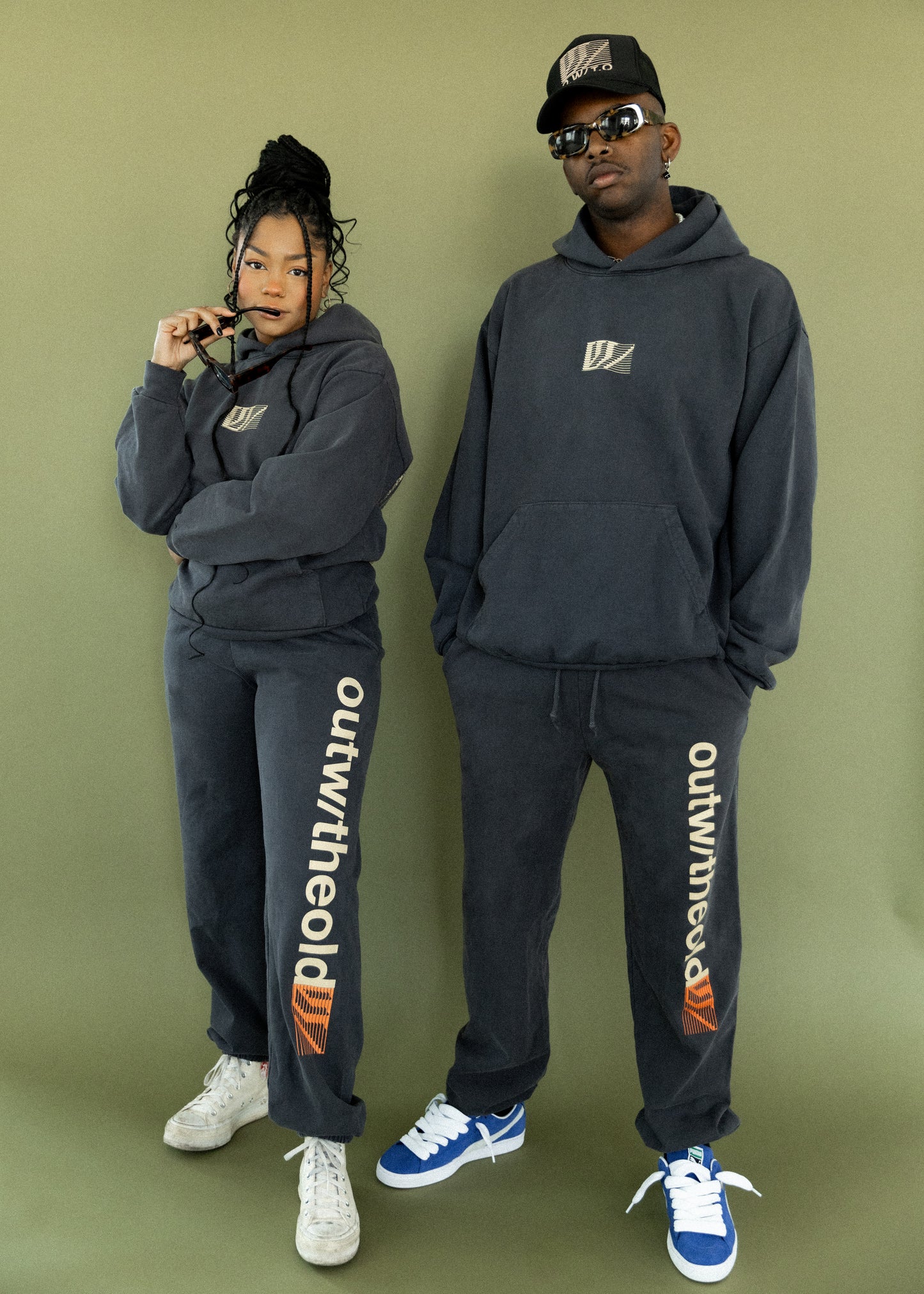 Lowercase Sweat Pants - Dark Gray