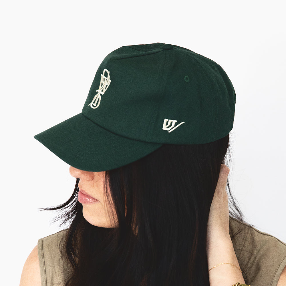 Monogram 002 Hat - Dark Green